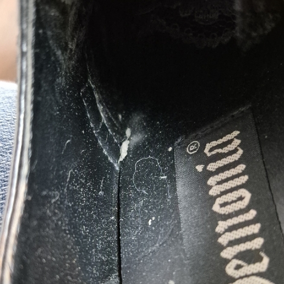 Demonia Charade 34 Black and Red Plaid Chunky Platform Shoes Size 8 - Picture 12 of 16